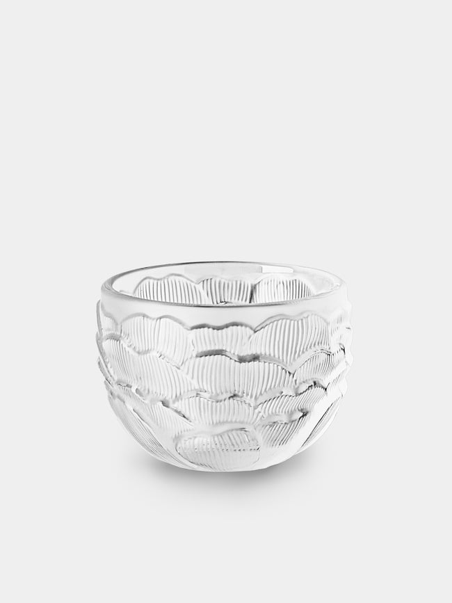 Lalique - Pivoine Crystal Votive - Clear - ABASK - 