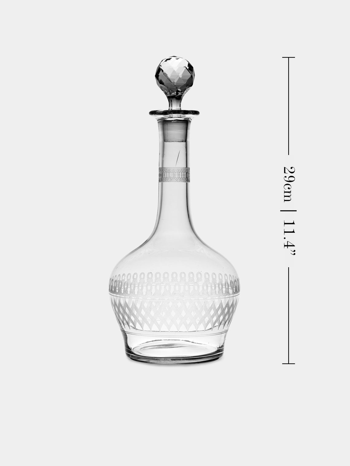 Antique and Vintage - Early-20th-Century Baccarat Chicago Crystal Carafe - Clear - ABASK