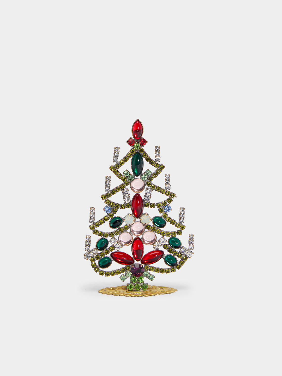 Antique and Vintage - 1930s Czech Jewelled Small Christmas Tree -  - ABASK - 