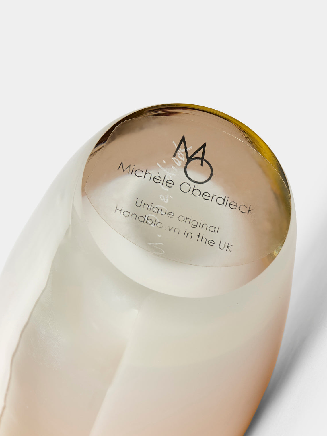 Michele Oberdieck - Soleus Hand-Blown Glass Vase (19in/48cm) - Brown - ABASK