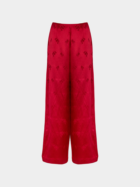 Loretta Caponi - Capalbio Silk Trousers | Size: M -  - ABASK - 