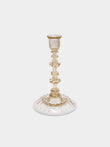 Bollenglass - Medium Mouth-Blown Glass Candlestick -  - ABASK - 
