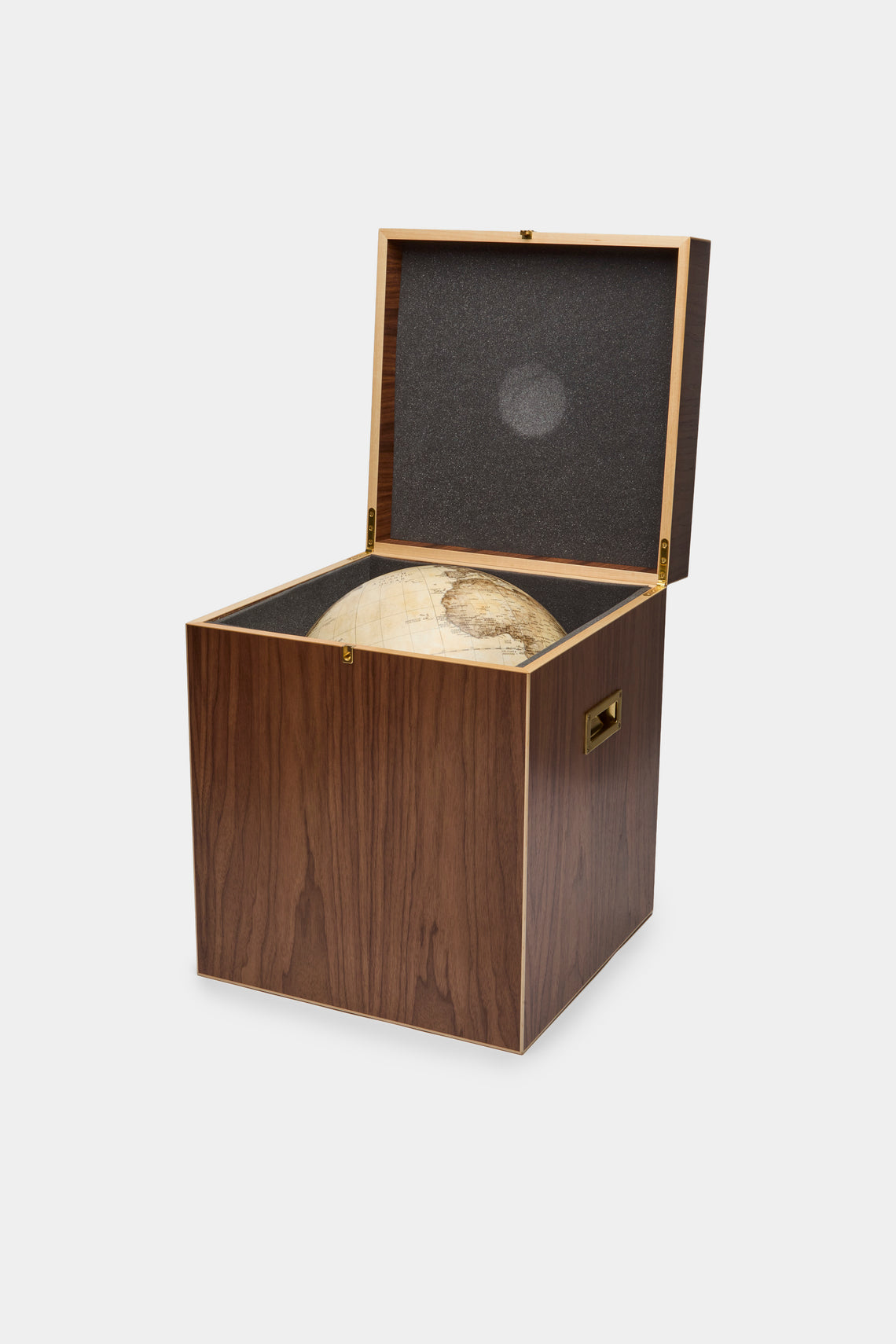 Leonardo Frigo - The Mocenigo Hand-Printed Globe on Oak Base (13.5in/35cm) - Brown - ABASK