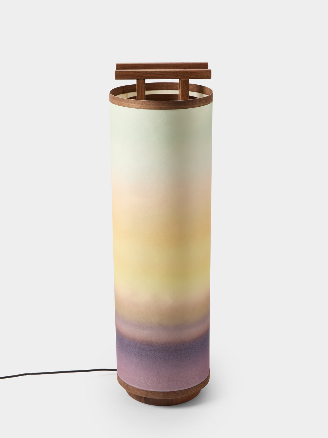 Maxime Prange - Torii Walnut and Washi Paper Large Table Lamp - Multiple - ABASK