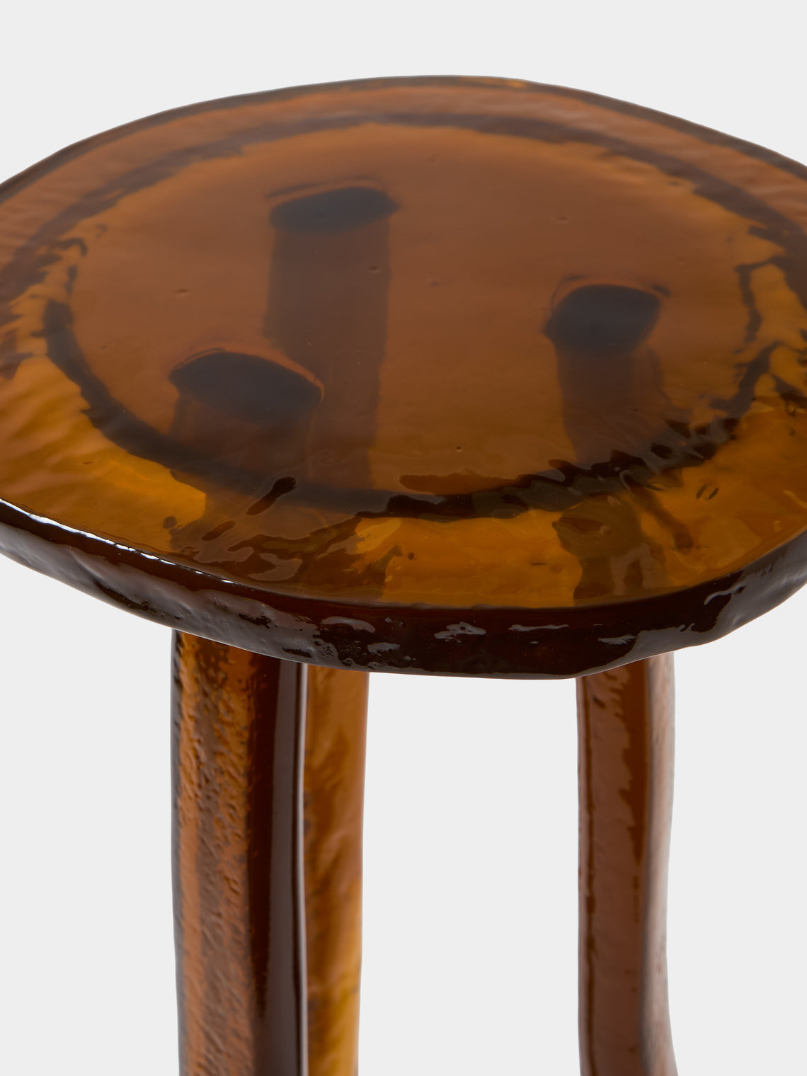 Szymon Keller - Lung Resin Martini Table (19.5in/50cm) - Brown - ABASK