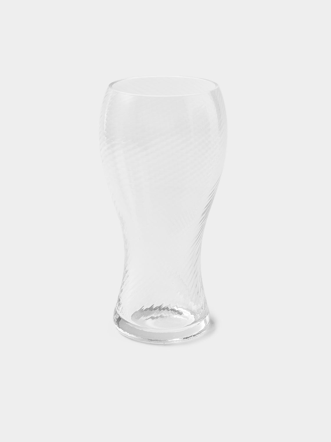 NasonMoretti - | Set of 6 | Marilyn Hand-Blown Murano Beer Glasses - Clear - ABASK