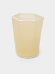 Cosima Swayze - Hex Hand-Blown Glass Tumbler - Orange - ABASK - 