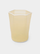 Cosima Swayze - Hex Hand-Blown Glass Tumbler - Orange - ABASK - 