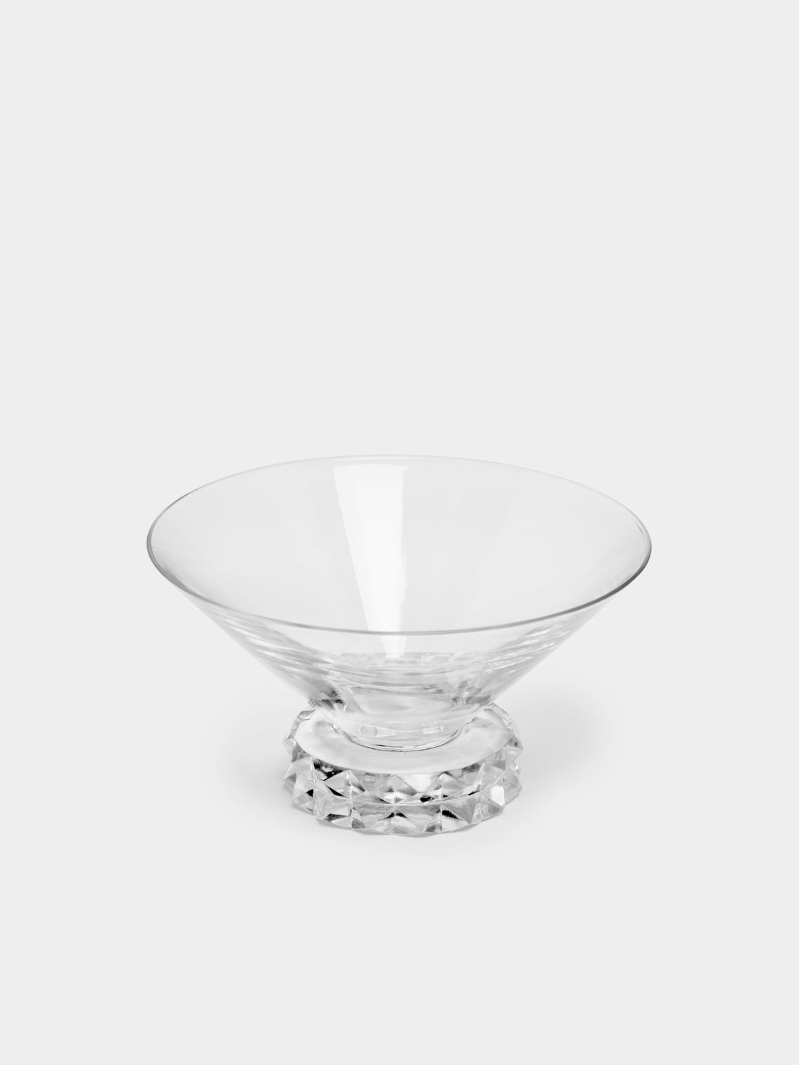 Antique and Vintage - 1930s Saint Louis Diamonds Crystal Dessert Coupes (Set of 6) -  - ABASK - 