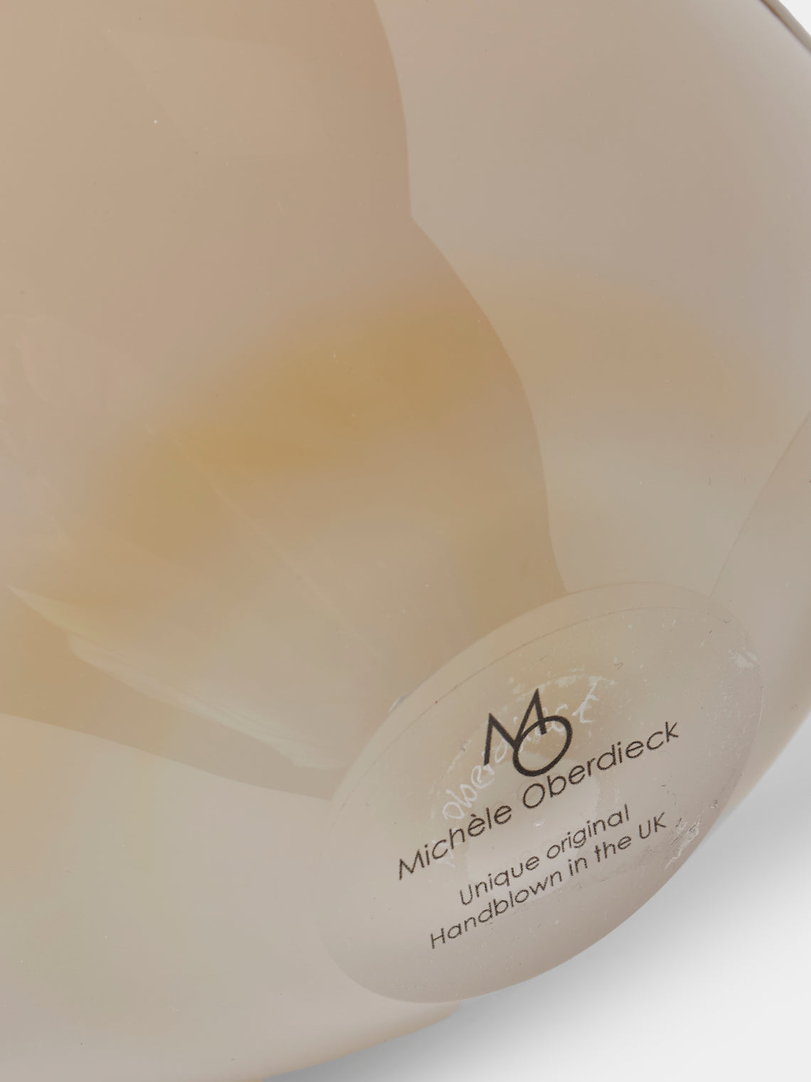 Michèle Oberdieck - Delicate Sepia Hand-Blown Glass Vase (12in/31cm) - Multiple - ABASK