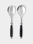 Eichenlaub - Resin Old German Salad Servers (Set of 2 Pieces) - Black - ABASK - 