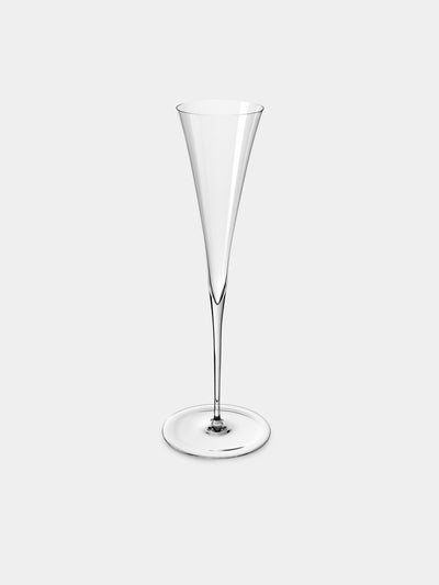 Lobmeyr - | Set of 2 | Ambassador Crystal Champagne Flutes - Clear - ABASK - 