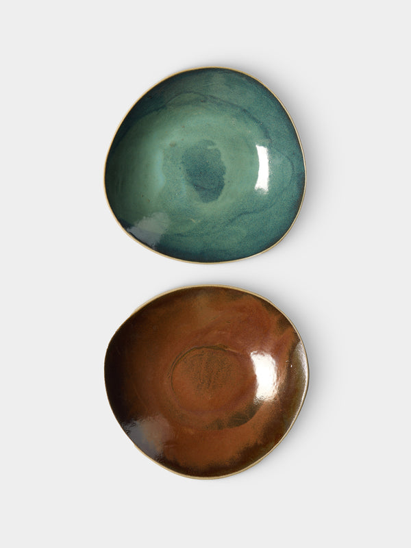 Hana Karim Studio - Hand-Built Stoneware Salad Bowls (Set of 2) - Multiple - ABASK - 