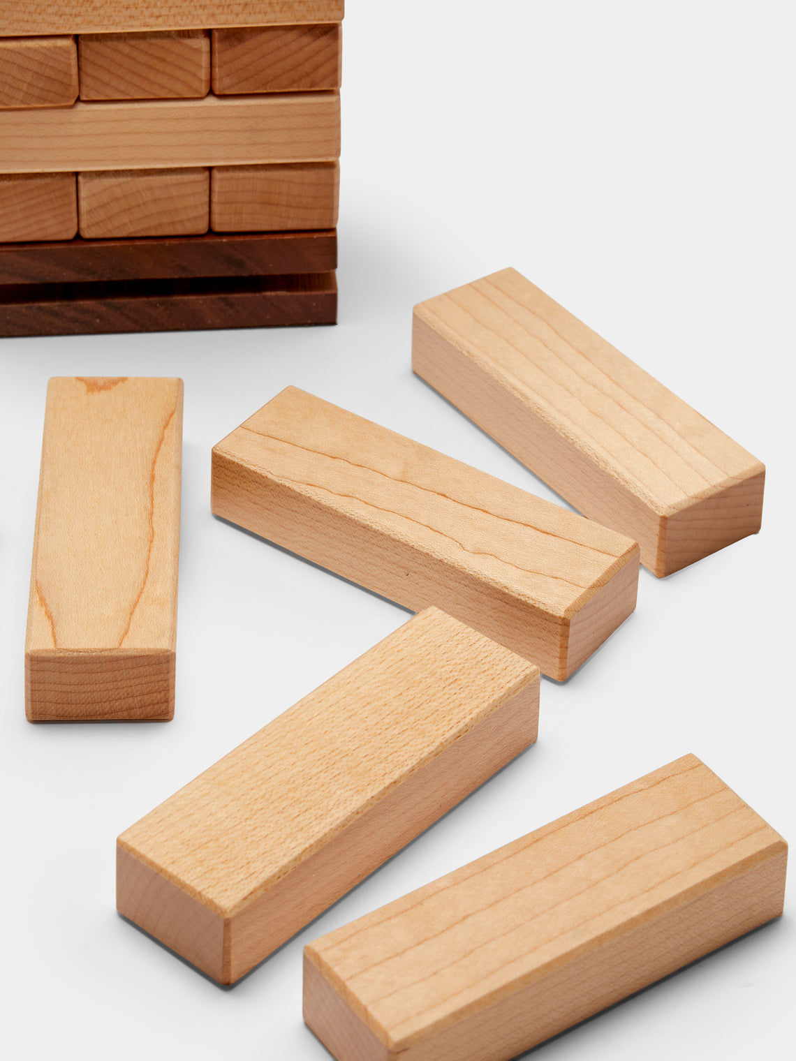 Corbet - Wood Tower Block - Dark Brown - ABASK