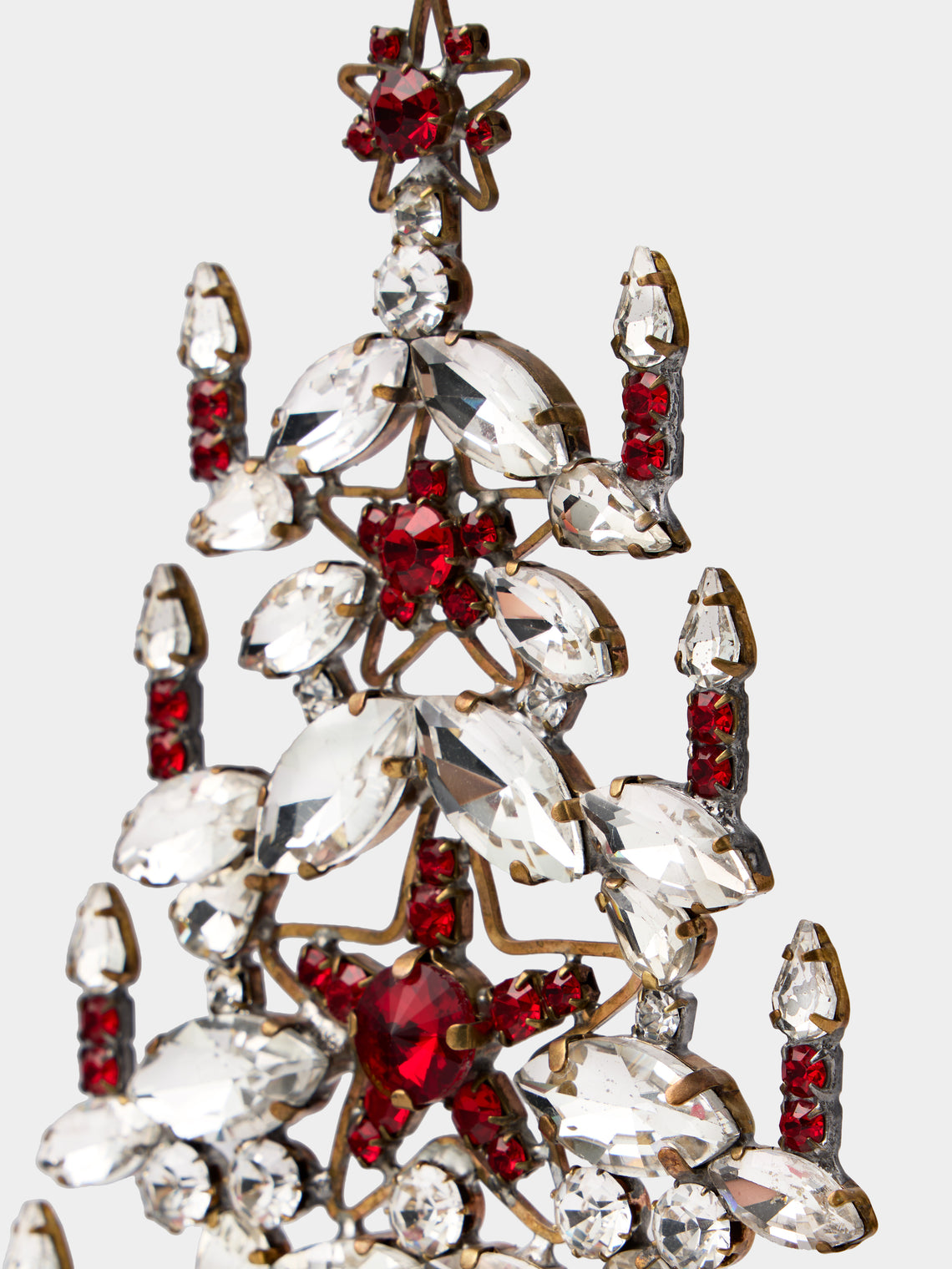 ABASK Decorations - Stars Czech Crystal Tree - Red - ABASK