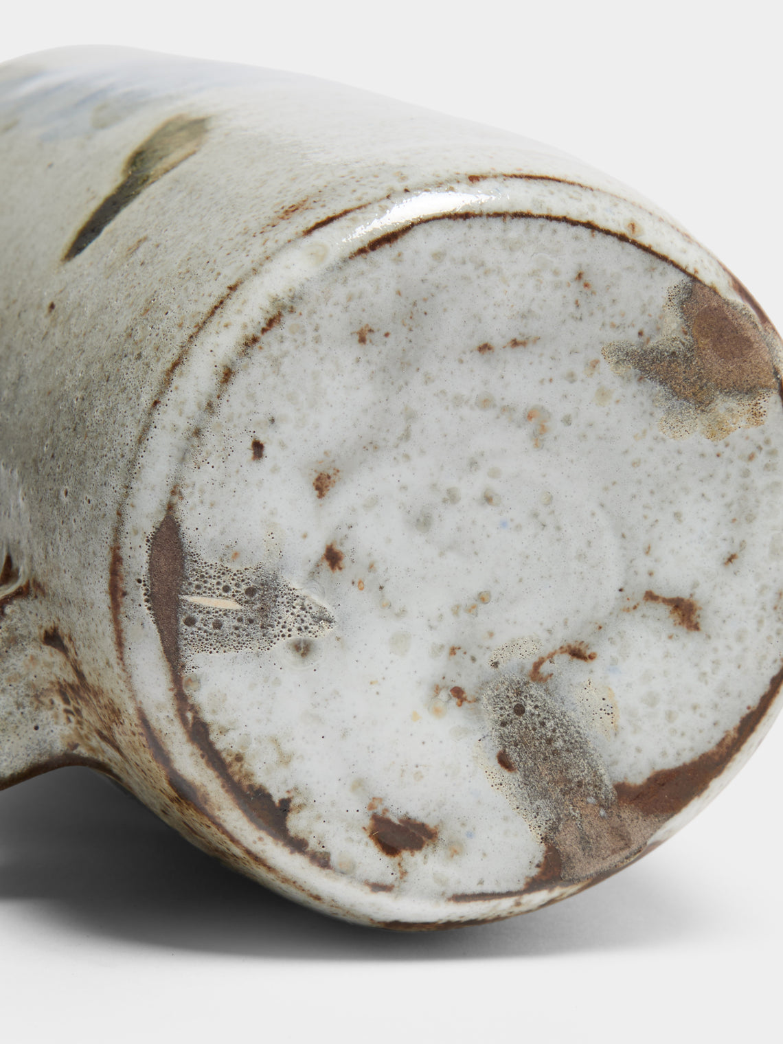 Antique and Vintage - Mid-Century Ceramic Pitcher - Natural - ABASK