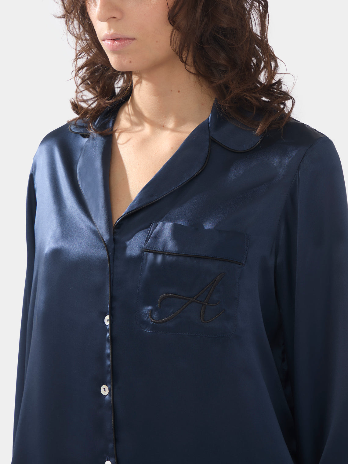 The Albertine Silk Pajama Set