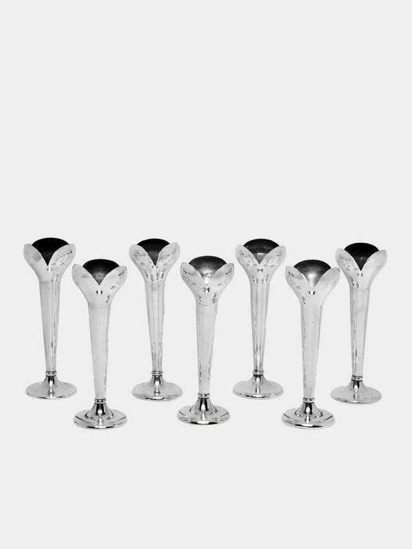 Antique and Vintage - 1940 Gio Ponti for Fratelli Calderoni Flower Vases (Set of 7) -  - ABASK - 