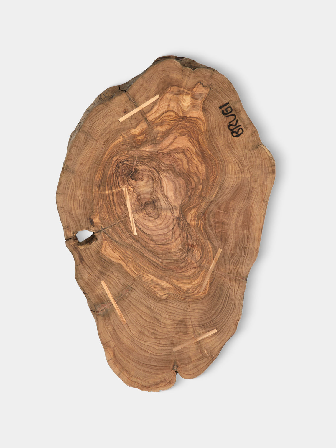 Art Brugi - Hand-Carved Olivewood Cheese Board - Brown - ABASK - 