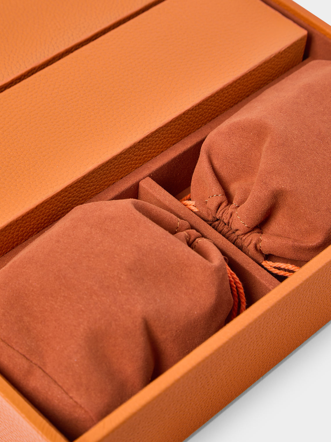 Belotier - Leather Rummikub Set - Orange - ABASK
