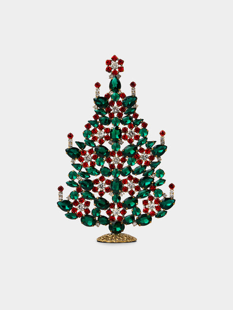 ABASK Decorations - Sparkly Czech Crystal Tree - Red - ABASK - 