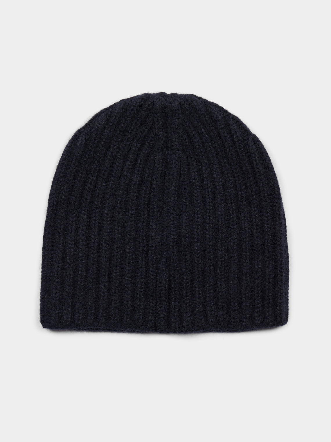 Dusan - Knitted Cashmere Beanie | One Size - Navy - ABASK