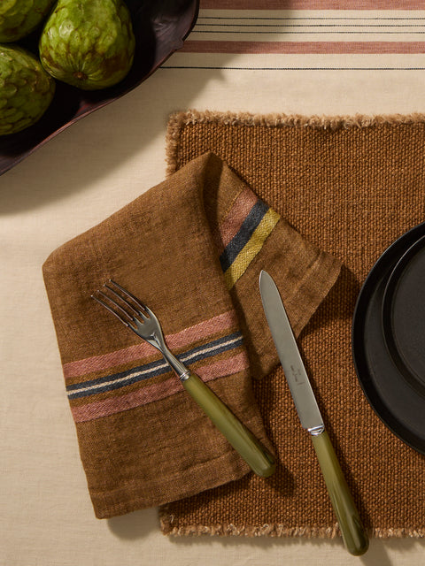 Libeco - Virginia Belgian Linen Napkins (Set of 6) -  - ABASK