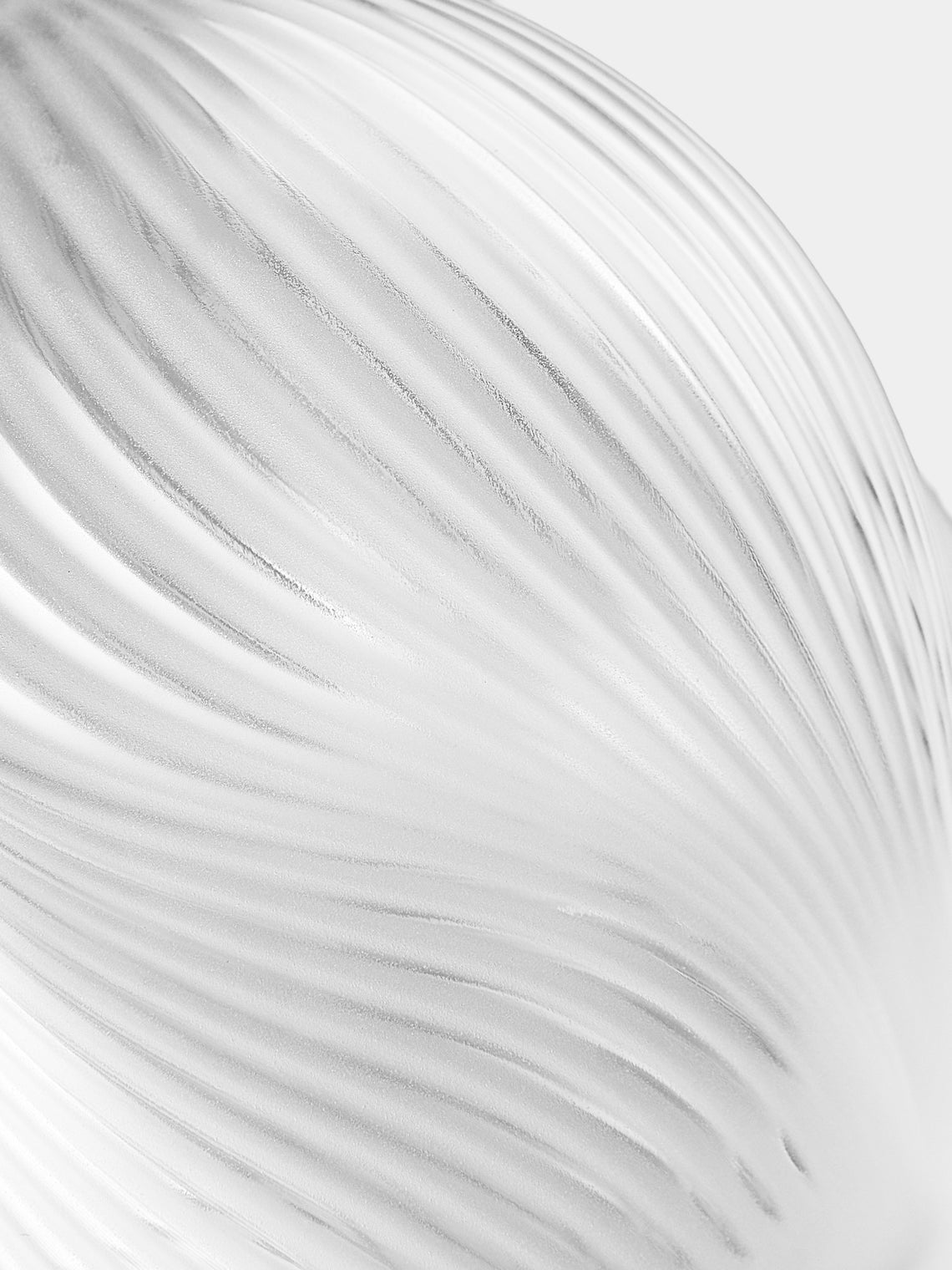Lalique - Alizé Crystal Vase (7in/18cm) - White - ABASK