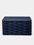 RUDI - Nassa No. 18 Leather Shoe Trunk - Blue - ABASK - 
