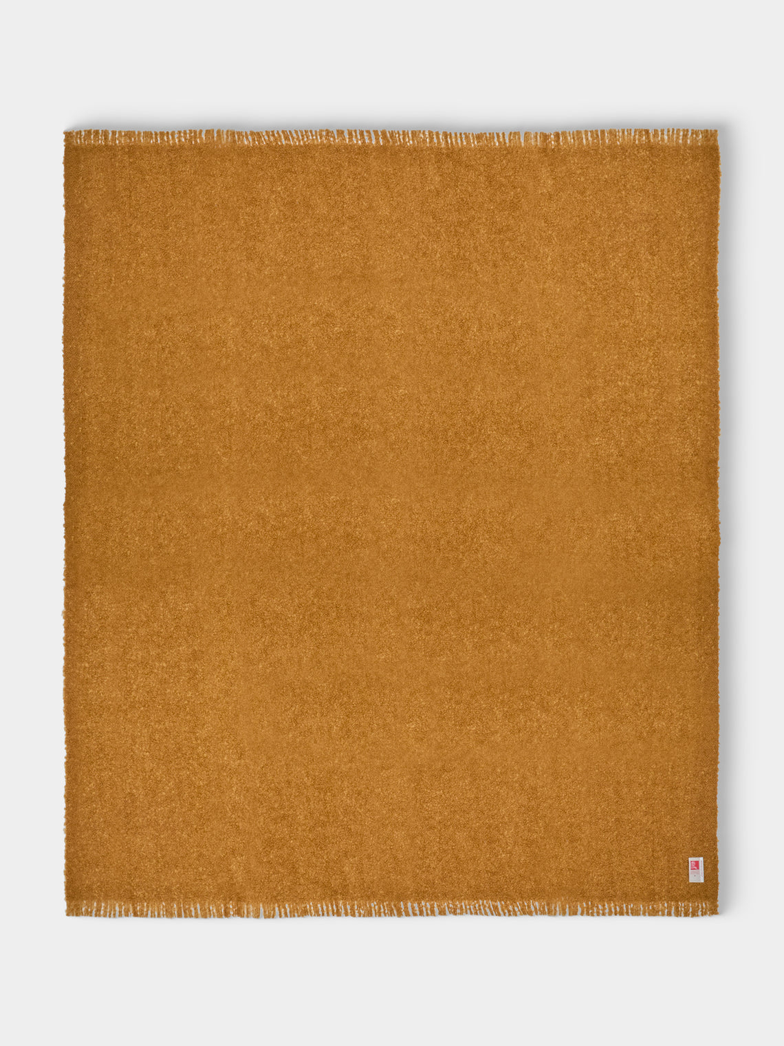 Brun de Vian-Tiran - Cirrus Handwoven Mohair Throw (71in/1.8m) - Yellow - ABASK - 
