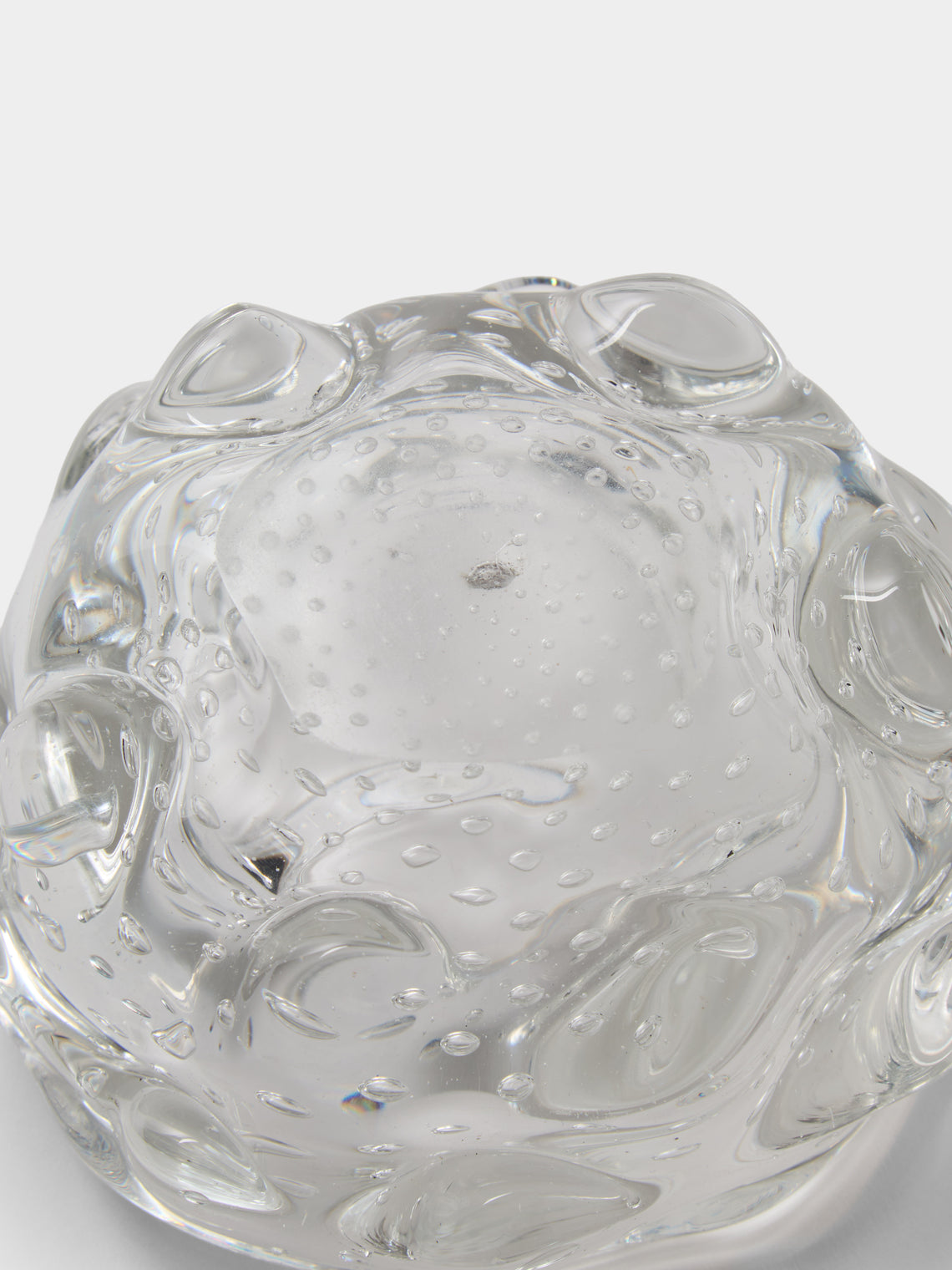 Antique and Vintage - 1960s Barovier & Toso Glass Trinket Bowl - Clear - ABASK