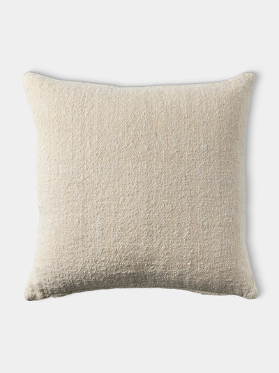 Valentina Hoyos - Cotton Cushion (23.5in/60cm) - Natural - ABASK - 