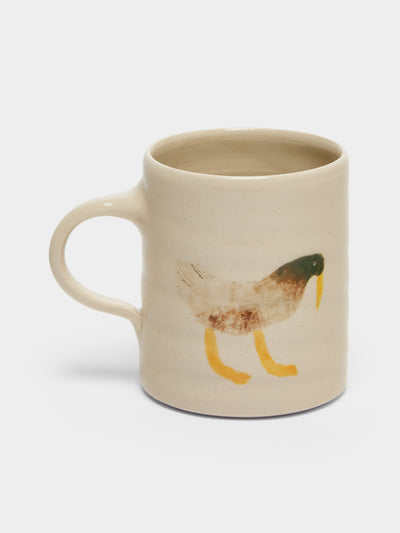 Liz Rowland - Mallard Hand-Painted Ceramic Mug - Multiple - ABASK - 