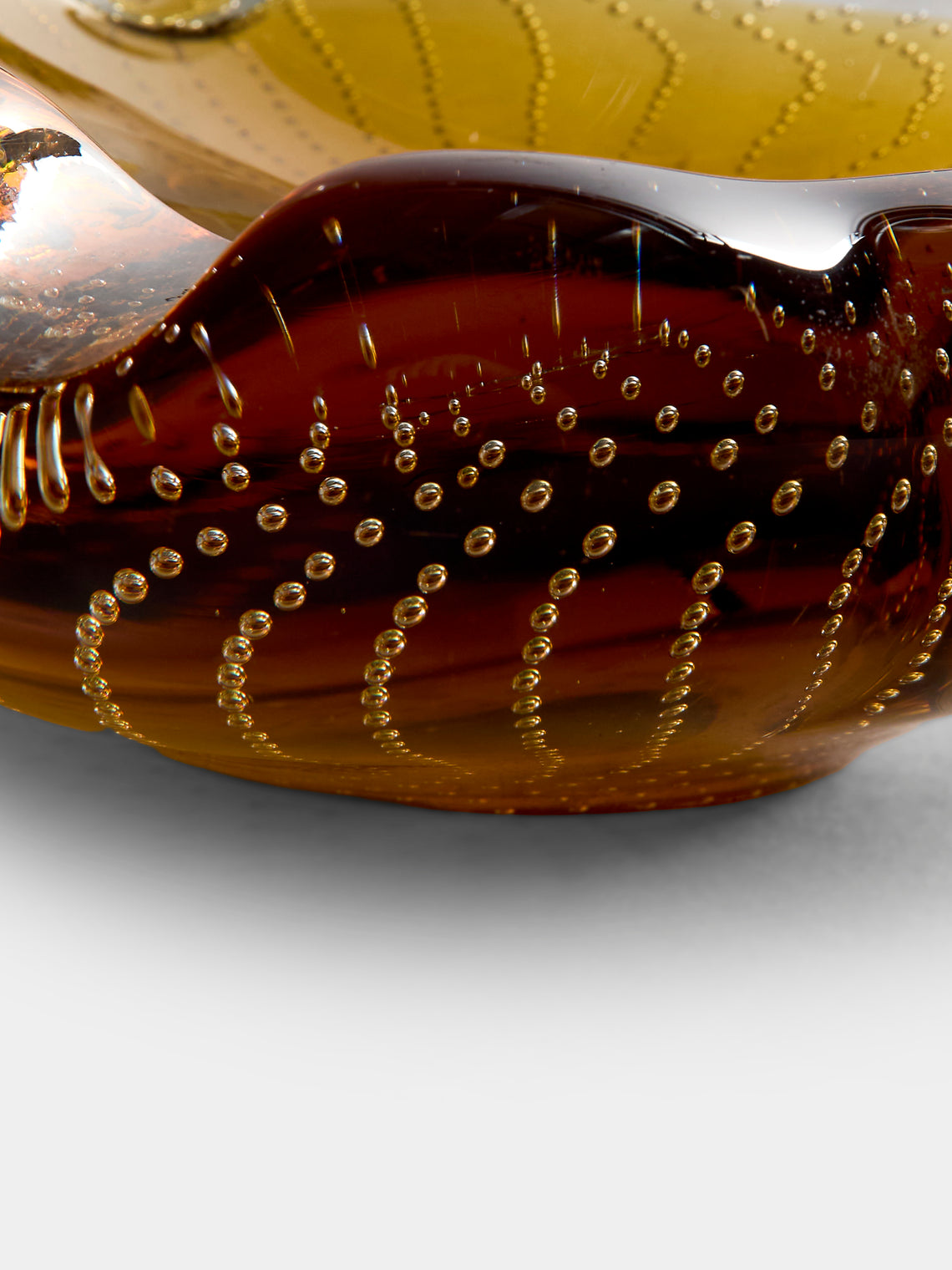 Antique and Vintage - 1960s Murano Glass Ashtray - Clear - ABASK