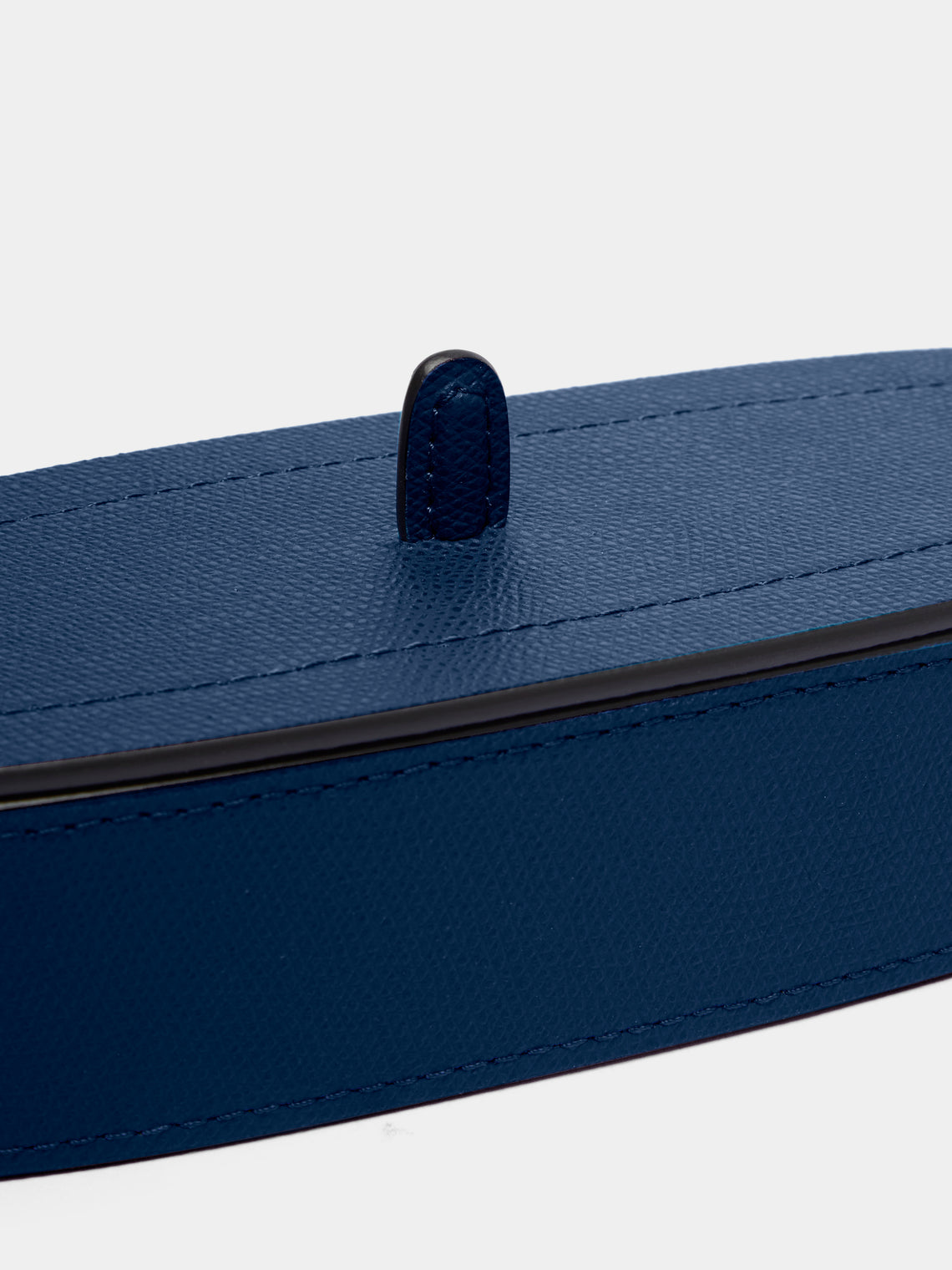 Giobagnara - Harris Leather Oval Pen Holder - Blue - ABASK