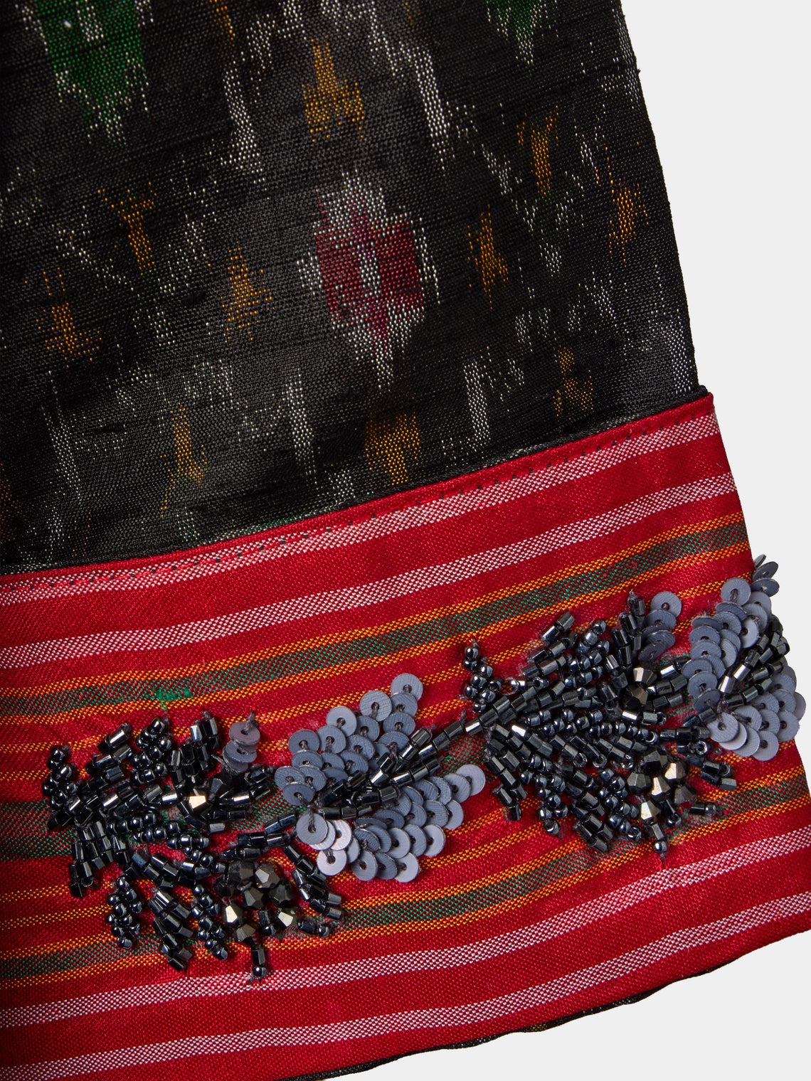 Nazzy Beglari - Women's Hand-Loomed Ikat Silk Robe | One Size - Multiple - ABASK