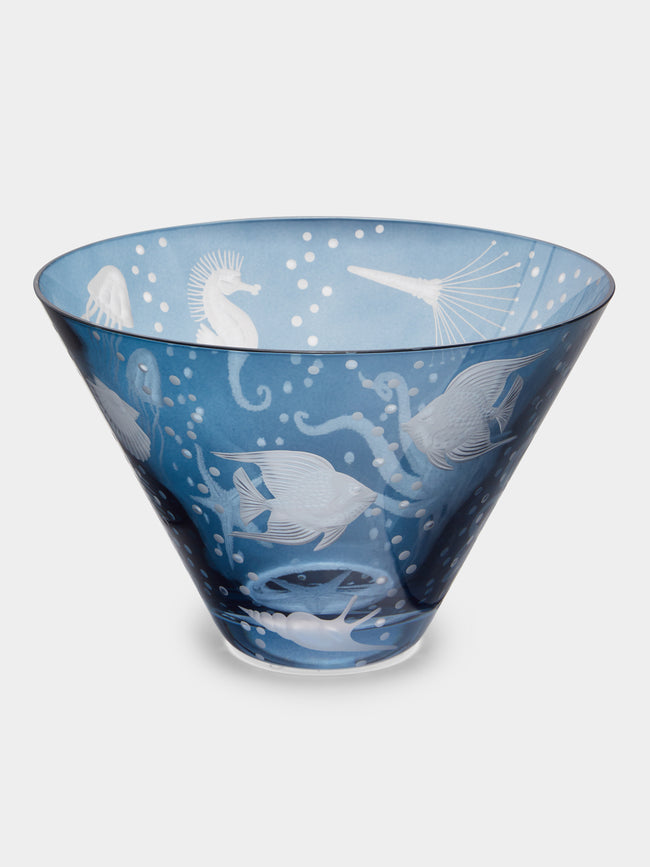 Artel - Frutti di Mare Hand-Engraved Crystal Bowl -  - ABASK - 