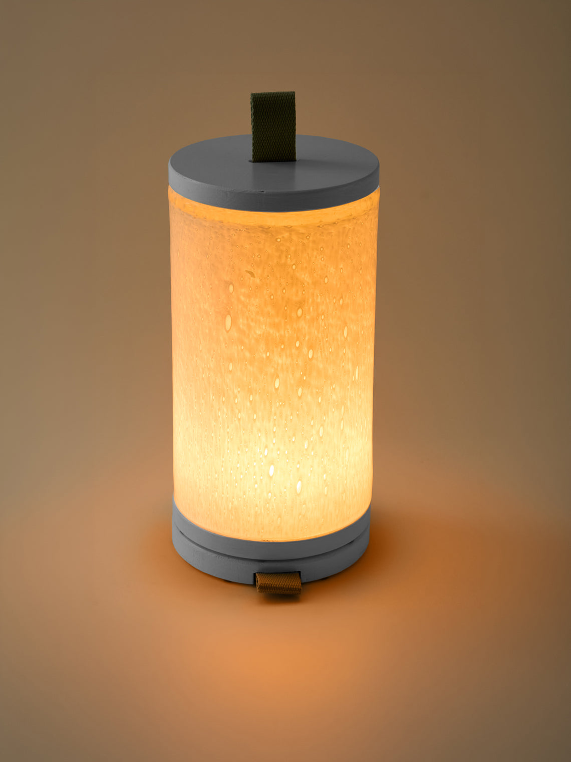 Wannes Antwerp - Antoine Paris Hand-Blown Glass and Rubberwood Portable Lamp - White - ABASK
