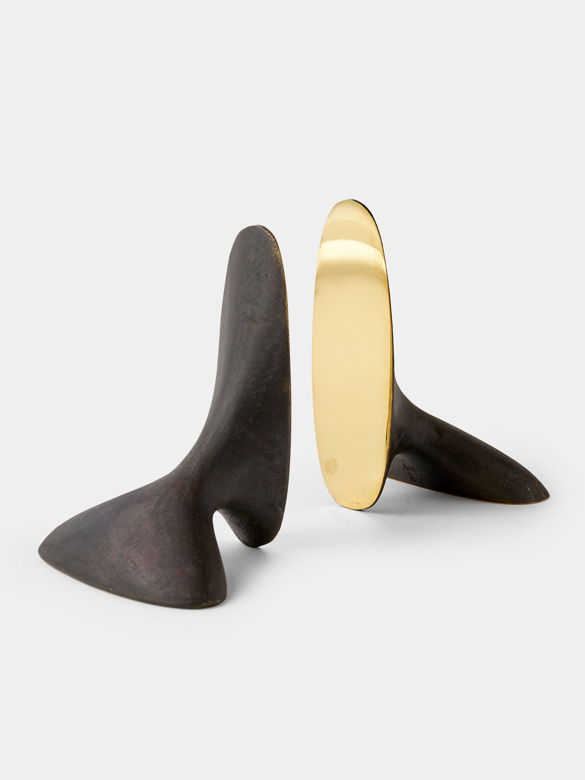 Carl Auböck - Brass Painted Bookends - Black - ABASK