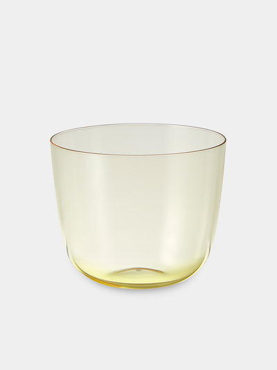Lobmeyr - | Set of 2 | Alpha Crystal Tumblers - Yellow - ABASK - 