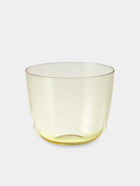 Lobmeyr - | Set of 2 | Alpha Crystal Tumblers - Yellow - ABASK - 