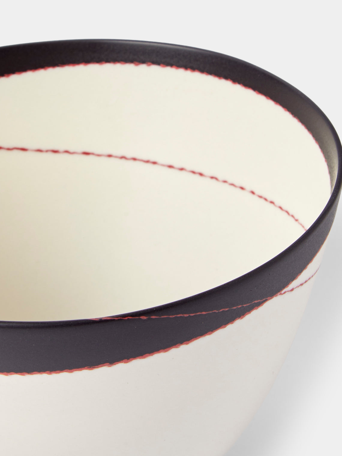 Paul James Ceramics - Fractured Reality Hand-Thrown Ceramic Bowl - White - ABASK