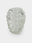 Yali Glass - Boboli Hand-Blown Murano Glass Vase (8.5in/22cm) - Clear - ABASK - 