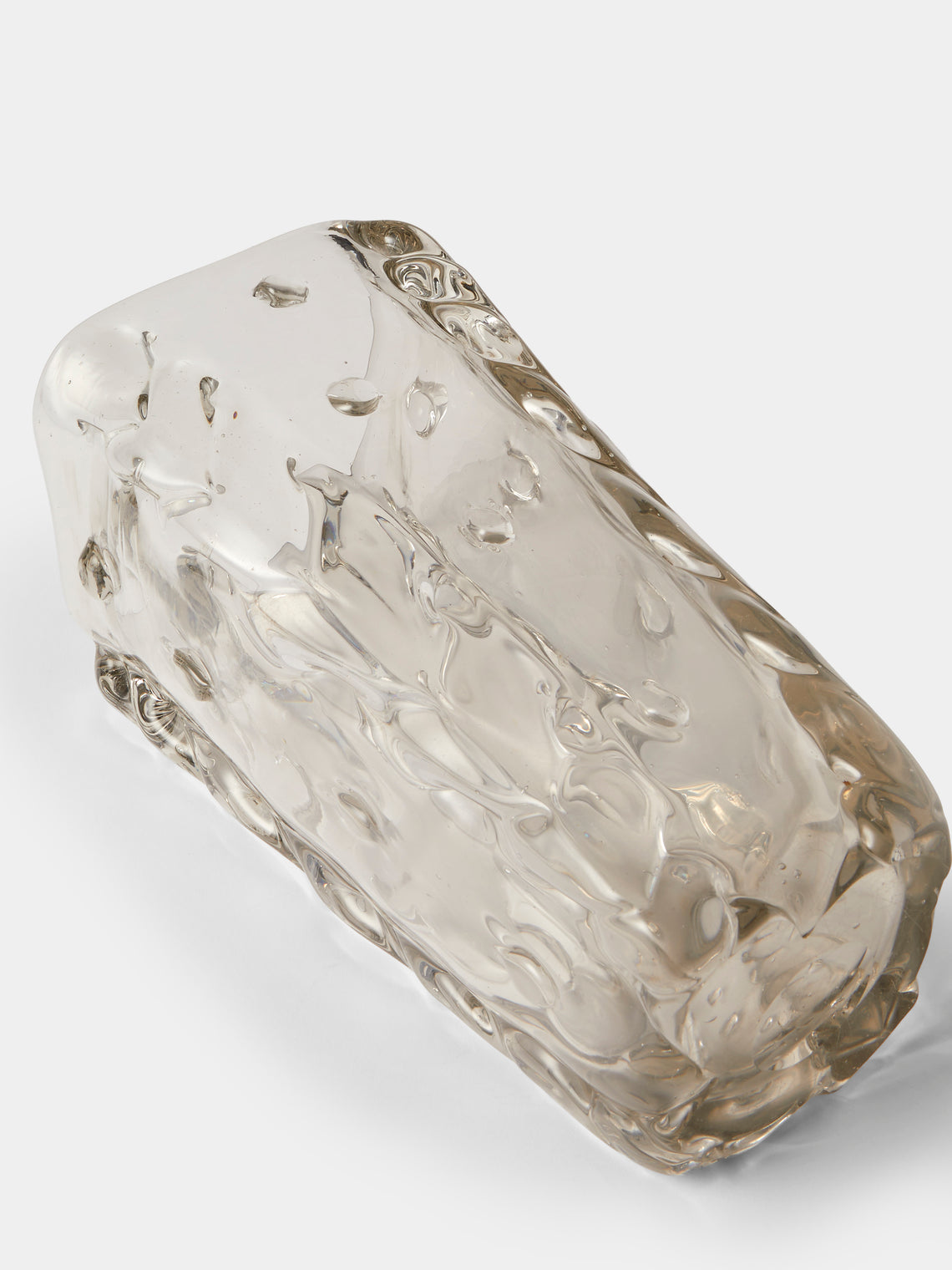 Antique and Vintage - Antique and Vintage1942 Flavio Poli for Seguso Vetri d’Arte Mold-Blown Vase - Clear - ABASK