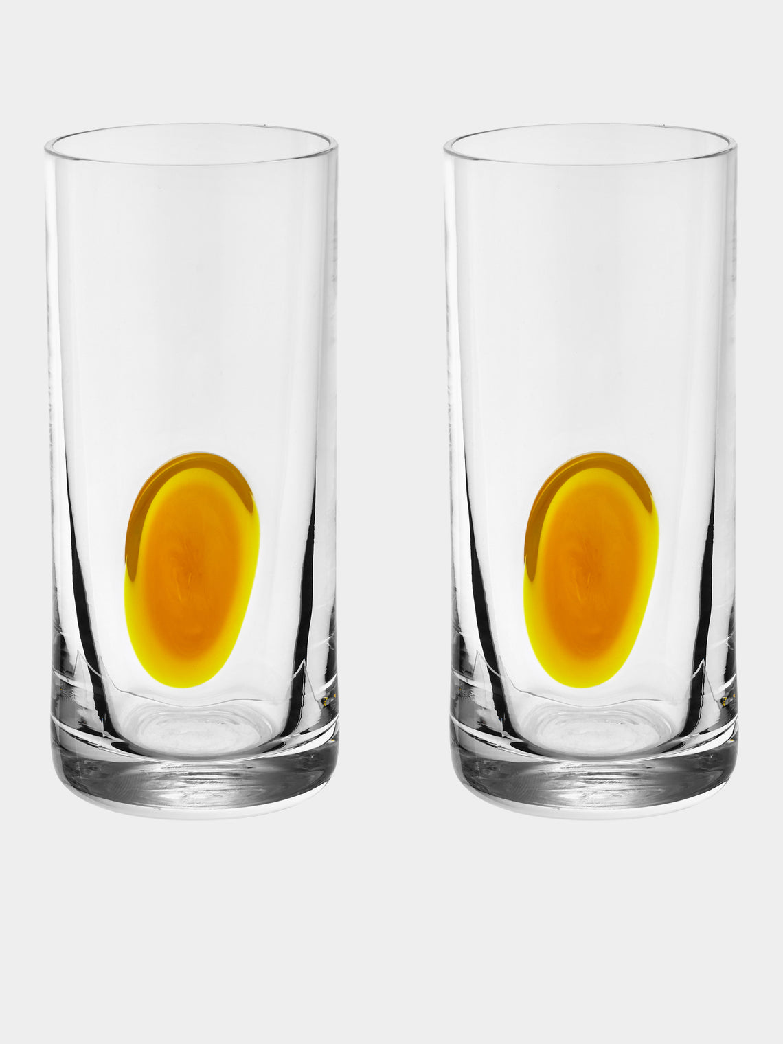 NasonMoretti - Archive Revival 1958 Hand-Blown Murano Cordial Glasses (Set of 2) - Yellow - ABASK 