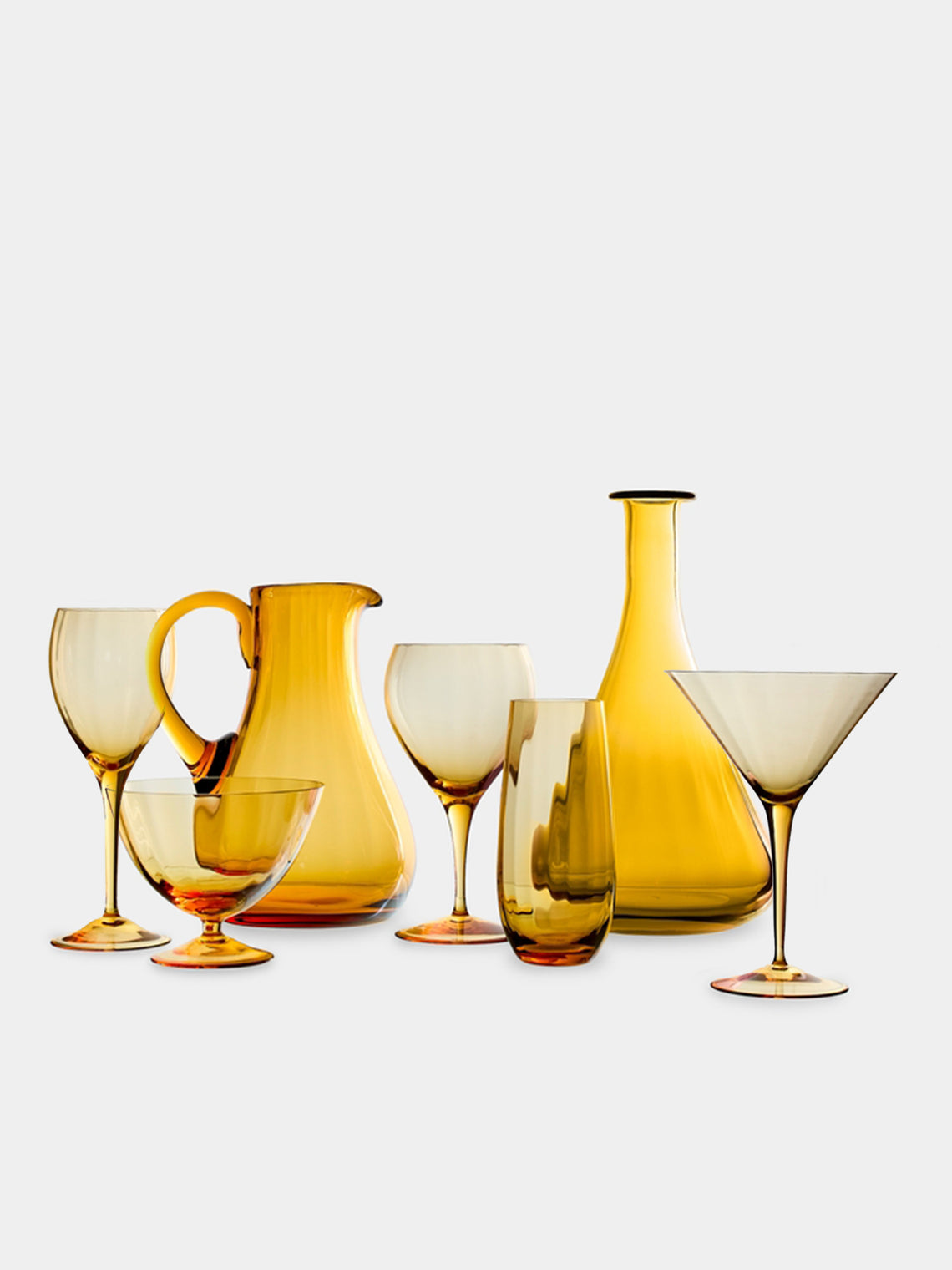 Moser - Optic Hand-Blown Crystal Collection - Yellow - ABASK