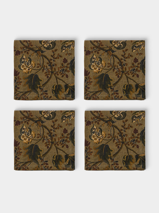 The House of Lyria - | Set of 4 | Linen Napkins - Multiple - ABASK - 