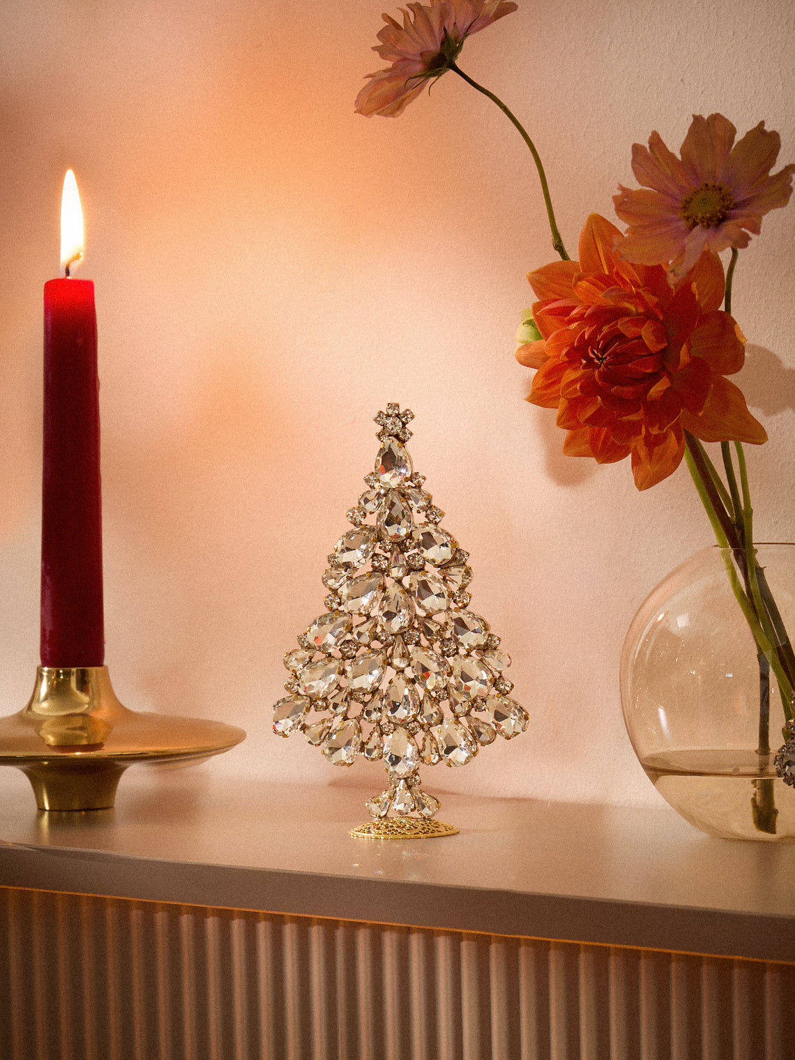 ABASK Decorations - Delightful Czech Crystal Tree - Clear - ABASK