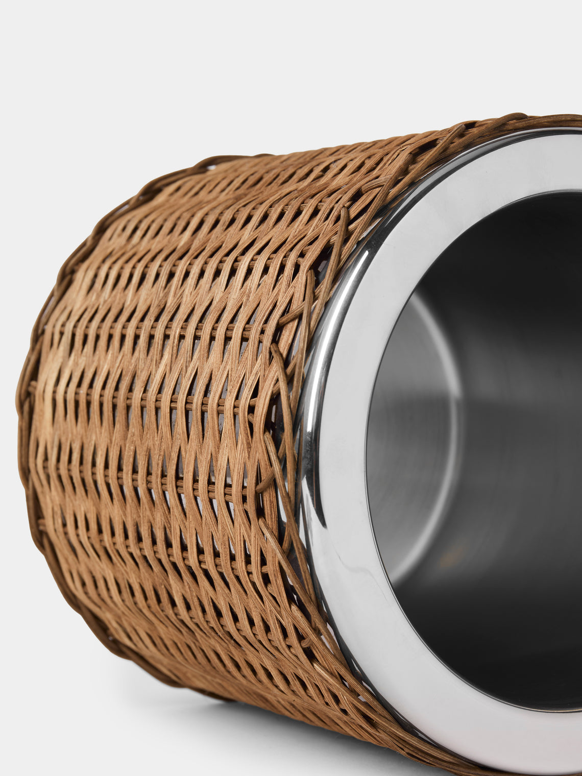 Pigment France - Menton Rattan Ice Bucket - Brown - ABASK