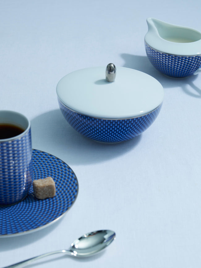 Raynaud - Trésor Bleu Porcelain Sugar Pot -  - ABASK